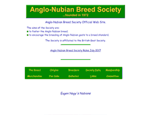 Tablet Screenshot of anglonubian.org.uk